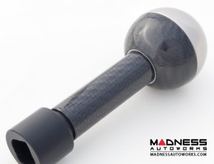 FIAT 500 Gear Shift Knob - Genuine ABARTH - Carbon Fiber